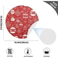 thumbnail image 4 of GZHJMY Christmas Light Balls Placemats 1Pcs,Holidays PVC Weave Place Mats Table Mats Non-Slip Easy to Clean for Home Kitchen BBQ Party Table Decor,15.4", 4 of 7