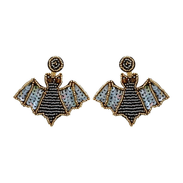 Pendientes colgantes con cuentas de fantasma de Halloween Halloween colorido Compre 2 y obtenga 3