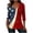 A#Red, variant on 4th of July Outfits for Women American Flag V Neck Shirt 3/4 Sleeve Casual Tops Usa 250th Anniversary Shirt Holiday Tunic Tops