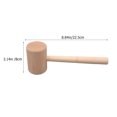 thumbnail image 2 of Premium Woodworking Hammer Useful Wooden Mallet Practical Carving Tool, 2 of 7