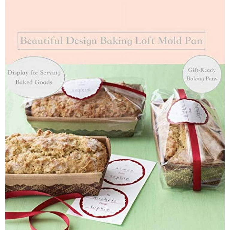 Paper Loaf Pan, Disposable Paper Baking Loft Mold 25ct, All Natural,  Recyclable, Microwave Oven Freezer Safe, Providing Beautiful Display For  Baked Goods (6x 2.5x2) 