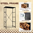 thumbnail image 5 of Kanworse 4 Drawer Fabric Dresser for Bedroom Animal print leopard heart seamless for Chests of Drawers for Closet Organizers Storage, 5 of 8