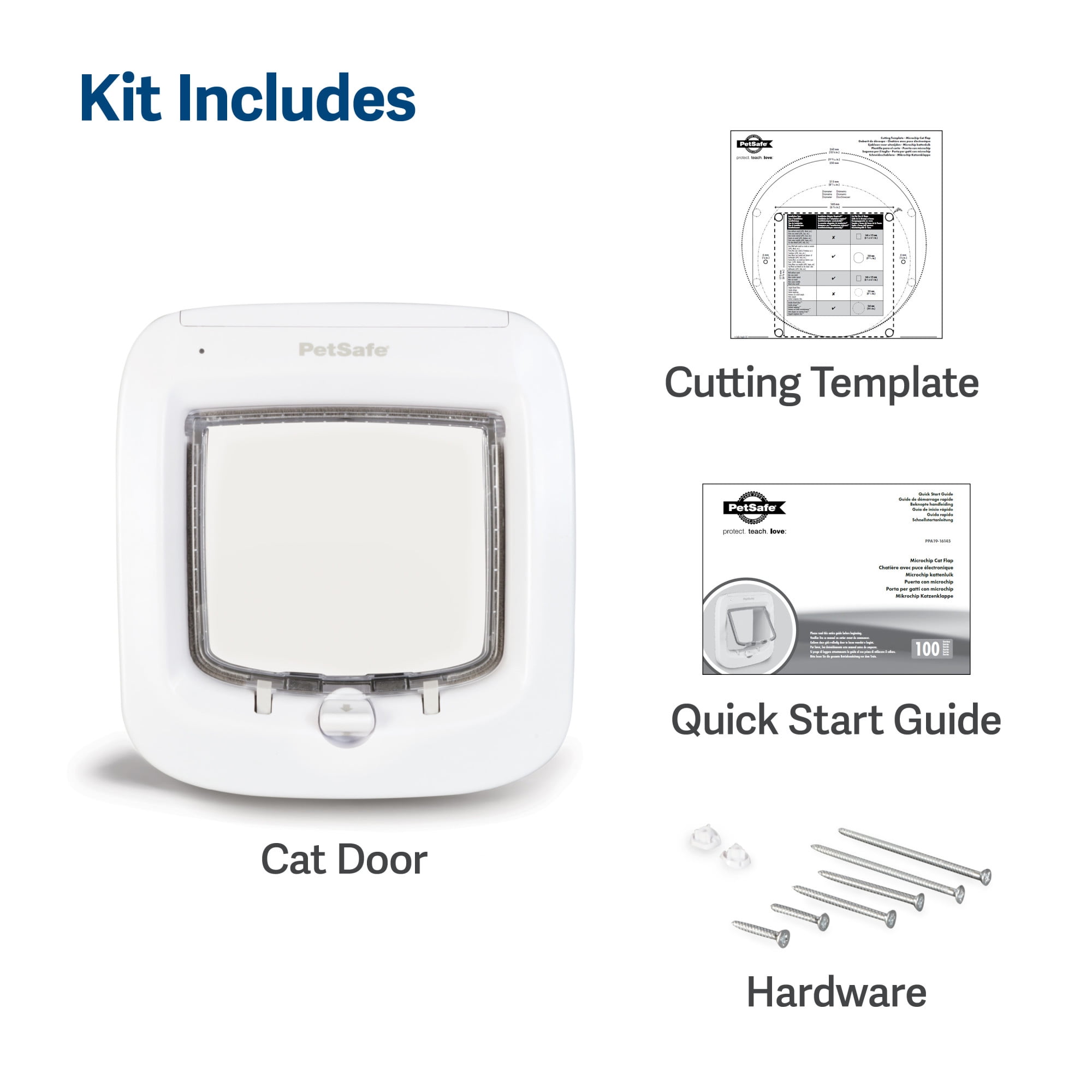 Petsafe Microchip Rfid Cat Door 4 Way Locking Walmart Com Petsafe Microchip Rfid Cat Door 4 Way Locking Walmart Com