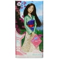 thumbnail image 4 of Disney Classic Mulan Doll Poseable with Hairbrush, Plastic-Free, 11 1/2" Height, 4 of 4