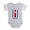 Heather Gray, variant on CafePress - Costa Rica_S - Cute Infant Baby Football Bodysuit