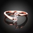 thumbnail image 4 of EOEMY 18K Rose Gold Plated Fashion Ring Aaa Zirconia Women B157-8, 4 of 7