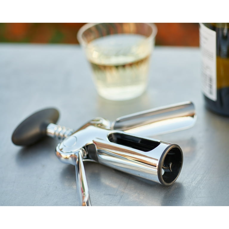 OXO Winged Corkscrew Soft Knob Smooth Gliding Steel Wine Bottle