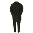 thumbnail image 7 of Baby Kid Teen 6pc BOY Wedding Formal Black Tail Vest Cummerbund Tuxedo Suit S-20, 7 of 7