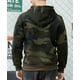 thumbnail image 3 of Sudadera polar con capucha y estampado de camuflaje para hombre, 3 of 5