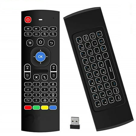 Android TV Box Wireless Remote Control Keyboard Air Mouse 2.4ghz for KODI PC TV (Best Kodi Remote App)
