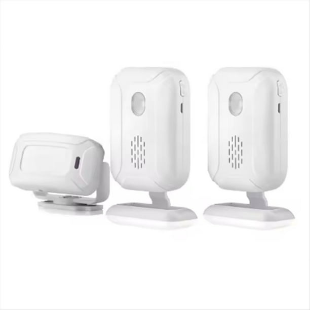 Timbre Inalámbrico con Alarma y Función de para Tienda, Sensor de Movimiento, Detector Infrarrojo, Timbre de Inducción.