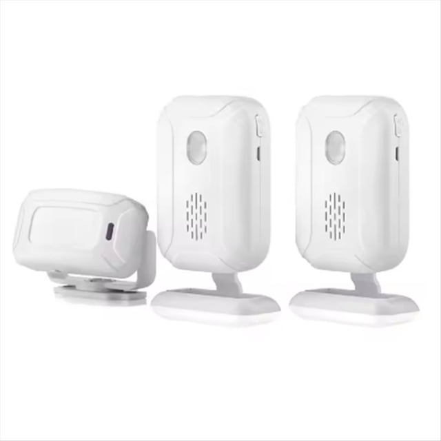 Timbre Inalámbrico con Alarma y Función de para Tienda, Sensor de Movimiento, Detector Infrarrojo, Timbre de Inducción.