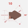 thumbnail image 2 of Keyway Broaching Cutter Carbide Insert Blade For CNC Machine To Cut Blind Internal Keyway Slot Groove Spline Shaft , High Precision, 2 of 2