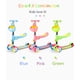 thumbnail image 2 of Kid Kick Scooter Freestyle Portable Adjustable Baby Freestyle Kick Scooter Children Finger Electric Scooter with Music&light heqiyong LED, 2 of 2