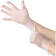 thumbnail image 3 of 200 Disposable Vinyl Gloves, Non-Sterile, Powder-Free, Smooth Touch, Food Service Grade, Large Size [2x100 Pack], 3 of 4