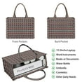 thumbnail image 2 of Large Capacity Tote Bag,Gray Buffalo Geometric Pattern Handbag Fashion Luxury Tote Bag,15.7"x13"x 5.1" Inches,Laptop Compatible, 2 of 6