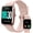 Baby Pink, variant on Watches for Women Men (Answer/Make Calls), 1.8" Smartwatch for iOS/Android Phones Fitness with 100+ Modes /Sleep Pedometer IP68 (Milky White)