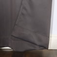 thumbnail image 7 of Sun Zero Nolan Energy Efficient Blackout Grommet Curtain Panel, 40"X63", Charcoal, 7 of 7