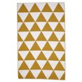thumbnail image 1 of Erbanica Tapis Réversible en Plastique Ocre Triangle Intérieur Extérieur 4 Pieds x 6 Pieds, 1 of 5