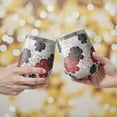 thumbnail image 2 of 12oz Stemless Wine Tumblers Pioneer Flower Floral Print Pattern Vacuum Insulated Stainless Steel Travel Tumbler Cups Mug with Lid and Straw for Champaign,Cocktail,Beer with Cleaning Brush, 2 of 5