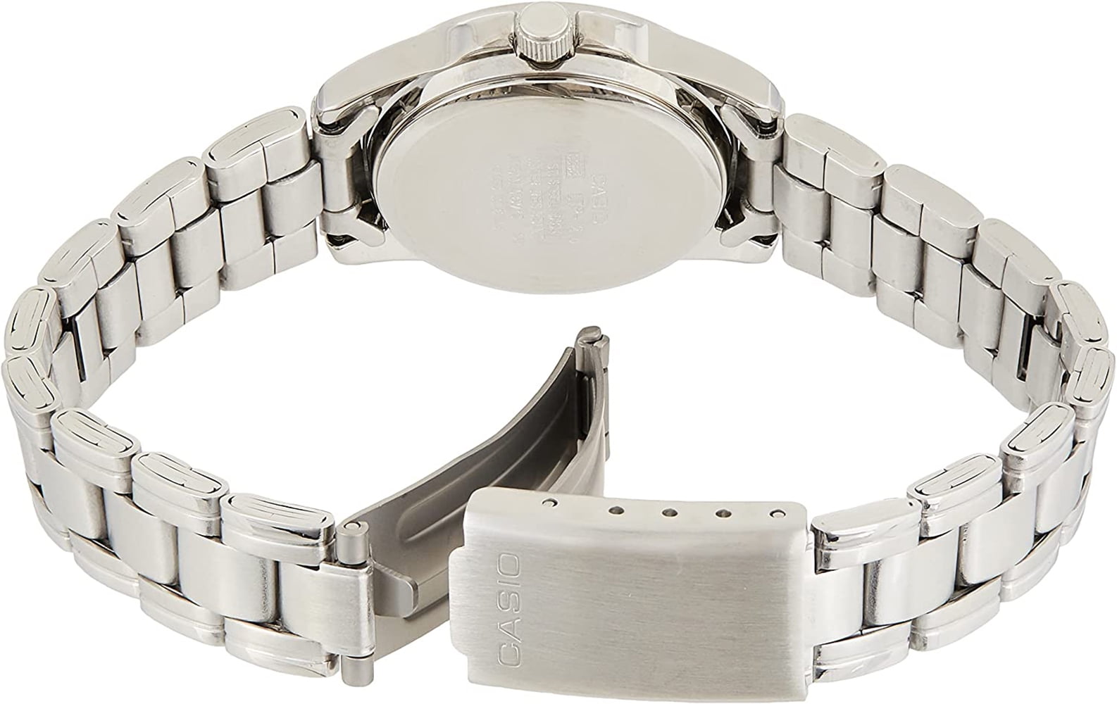 Casio LTP-1215A-7B2 Women's Silver Quartz Analog Dress Watch w/ Date Display