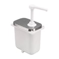 thumbnail image 3 of Rongfmy Condiment Pump Bottle Leakproof Sauce Pump Bottle for Ketchup Syrup Dressing 2.5L No Outer Box, 3 of 9