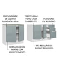 thumbnail image 4 of Gabinete Bajo Cocina Madesa Lux Sin Encimera BG, 4 of 5