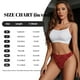 thumbnail image 5 of Fotbe Red Glitter Tanga Sin Costuras para Mujer con Estampado – Panties Invisibles, Transpirables y Cómodos para Uso Diario-X-Large, 5 of 6