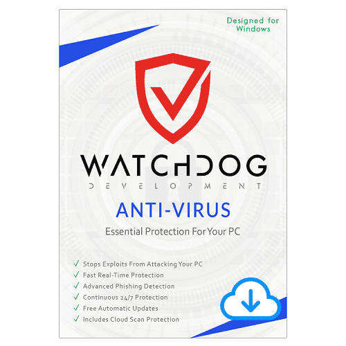 Watchdog Anti-Virus - 2-Year | 5-PC (Watchdog Antivirus Co)