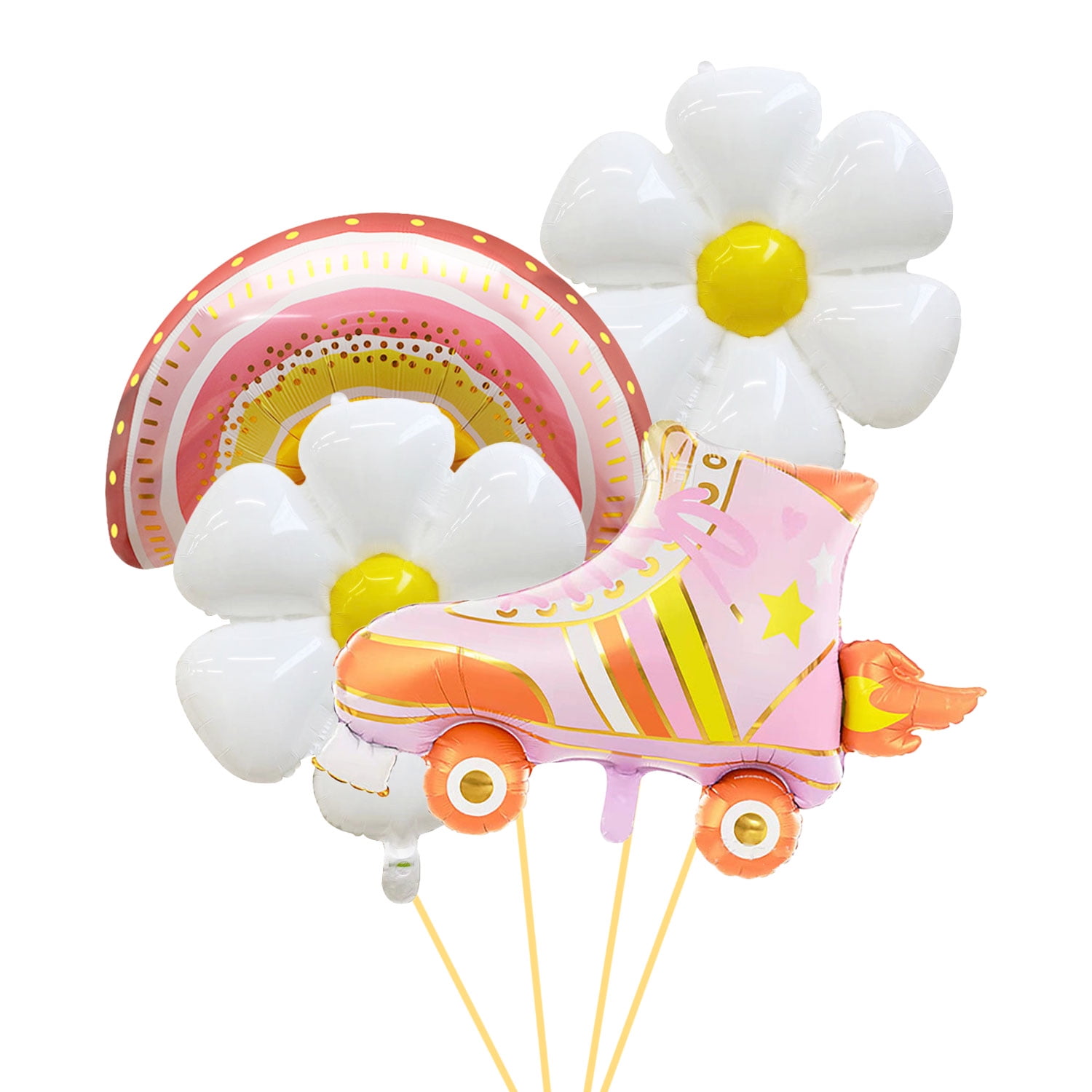 Birthday Celebration Balloon Dots Candy Bouquet