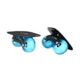 thumbnail image 4 of 1 par de patinetas divididas con ruedas, ligeras, creativas, regalo de cumpleaños, patines de carretera antideslizantes a la moda, placa para deportes Rueda de arco azul, 4 of 8