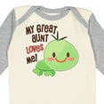 thumbnail image 4 of Inktastic My Great Aunt Loves Me- Cute Turtle Boys or Girls Long Sleeve Baby Bodysuit, 4 of 5