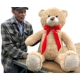 thumbnail image 7 of 3ft Giant Teddy Bear Fully Stuffed Extra Soft & Packed in Big Box Ready to Hug, 38 inches Large Stuffed Animal by Big Plush Hand Stuffed in USA Valentine Plushie, 7 of 7