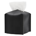 thumbnail image 1 of Funda para caja de pañuelos Dinheiro, moderna funda cuadrada con forma de cubo de piel sintética para guardar pañuelos, para el hogar, el baño, la encimera y la decoración de la oficina, 1 of 5