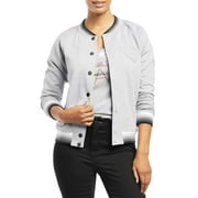 EV1 from Ellen DeGeneres heart patch bomber jacket women's