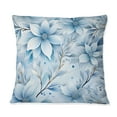 thumbnail image 3 of Designart "Daisy's Arctic Breeze" Floral Printed Throw Pillow, 3 of 5