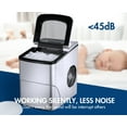 IKICH Small Portable Ice Maker, 26lb/Day, SelfCleaning, Stainless