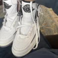 thumbnail image 3 of Ni - ke Ni - ke AIR JORDAN RETRO 2 LOW PYTHON DV9956-100 WHITE GREY SANDDRIFT SZ 8 New Nwt, 3 of 5