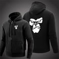 thumbnail image 3 of Sudadera con capucha de marca para hombre con cara de gorila, sudadera con capucha de jacquard, sudadera con capucha de forro polar para hombre, sudadera con capucha para hombre, 3 of 4