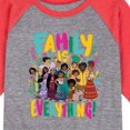 thumbnail image 3 of Disney's Encanto - Family Is Everything - Toddler And Youth Raglan Graphic T-Shirt, 3 of 6
