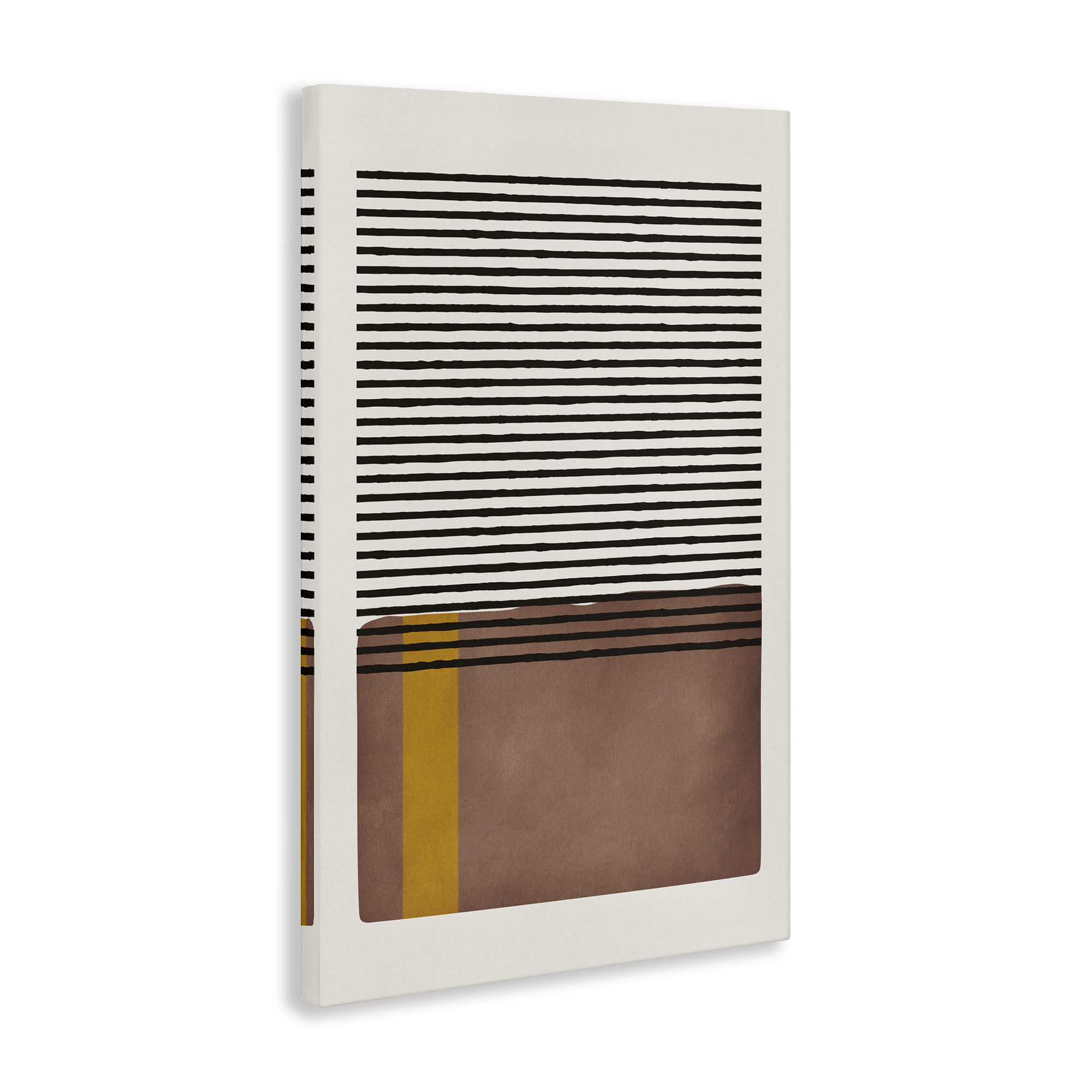 Stupell Industries Cosby Street Abstraction Abstract Painting Gallery Wrapped Canvas Art Print Wall Art, 24 x 36