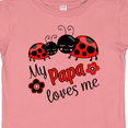 thumbnail image 4 of Inktastic My Papa Loves Me with Cute Ladybugs Boys or Girls Baby T-Shirt, 4 of 5
