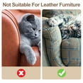 thumbnail image 5 of Anti Scratch Furniture Protector, 4 Pack 14" x 11" Single-Sided Sticky Couch Protector from Cat Claws, Clear, 5 of 7