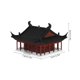 thumbnail image 2 of ADDHAT Decorativa De Arquitectura China Para Acuario Con Estilo Zen Y Color Marrón Claro, 2 of 7