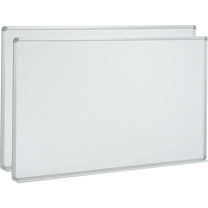 Global Industrial 695654PK Porcelain Dry Erase White Board - 60 x 48 in. - Pack of 2