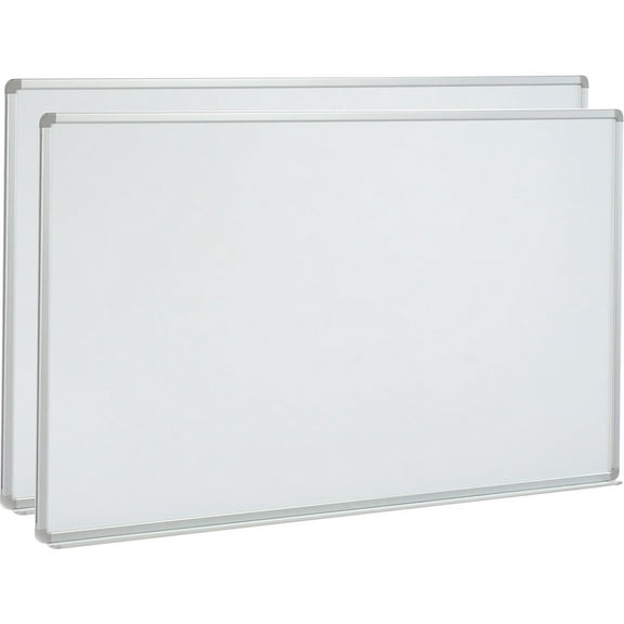 Global Industrial 695654PK Porcelain Dry Erase White Board - 60 x 48 in. - Pack of 2