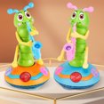 thumbnail image 2 of Kids Electric Dancing Saxophone Caterpillar Toys with LED Flashlight Cultivate Imagination Musical Educational Toy Boy Xmas Gift 1pc Color Random, 2 of 6