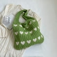 thumbnail image 4 of JingChun Knitted Shoulder Tote Bag Large Crochet Beach Bag Hobo Bag Aesthetic Tote Handbags for Women, 4 of 6