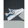 thumbnail image 3 of Men Colorblock Lace-up Front Chunky Sneakers, Sport Outdoor Sneakers, 3 of 4