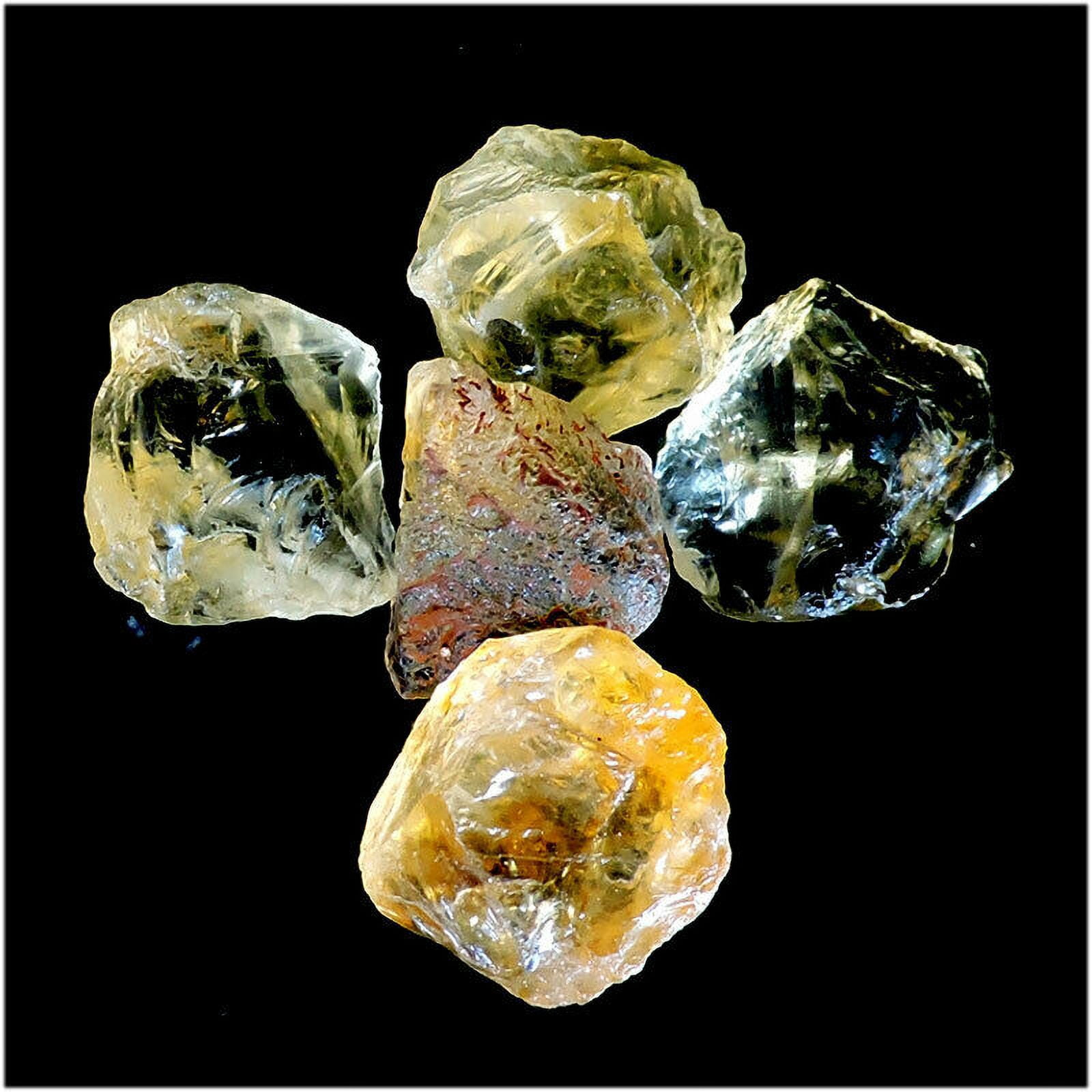5pcs Lot 105.00Cts 100% Natural Golden Orange Citrine Gems Facet Rough